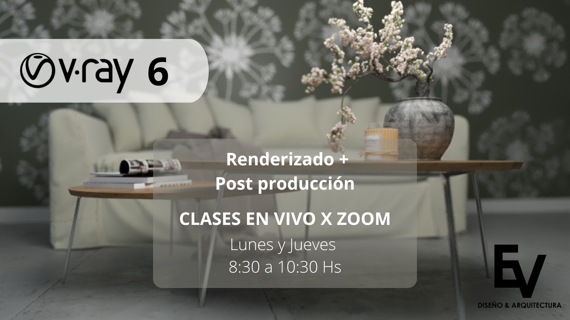 Curso Vray | Clases por Zoom